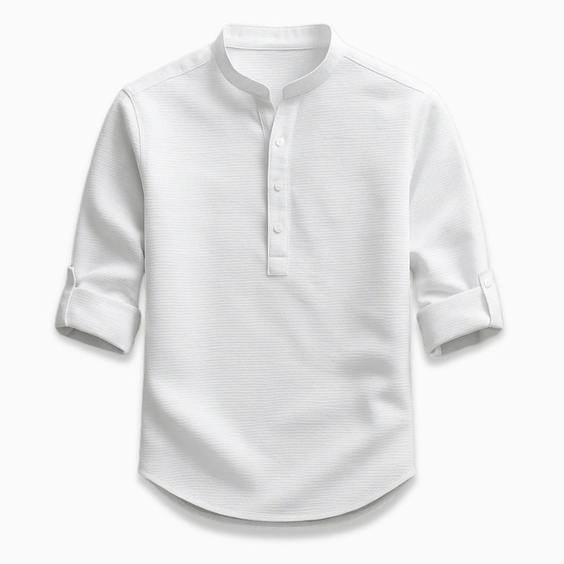 Leonardo Textured Henley Shirt