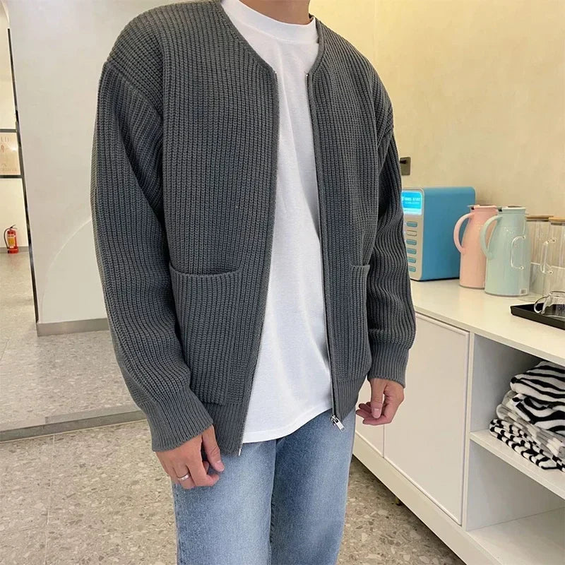 Streamlined Knit Coat