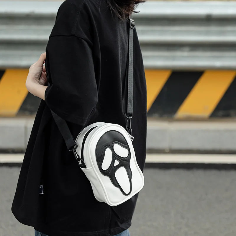 Scream Leather Crossbody Bag