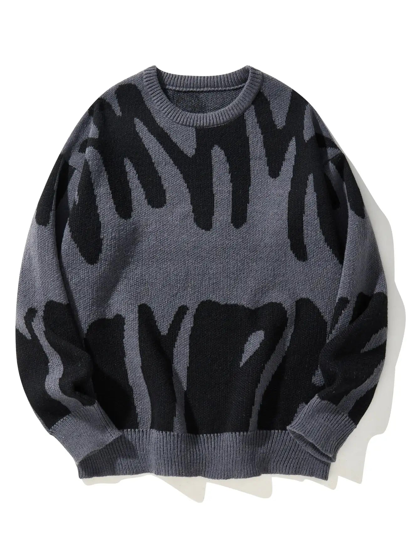 Zarel Abstract Knit Sweater