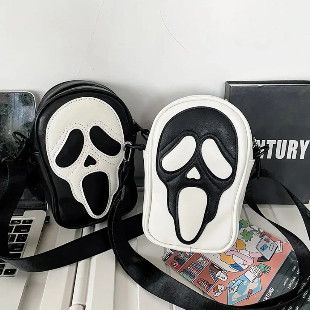 Scream Leather Crossbody Bag