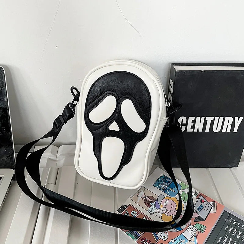 Scream Leather Crossbody Bag