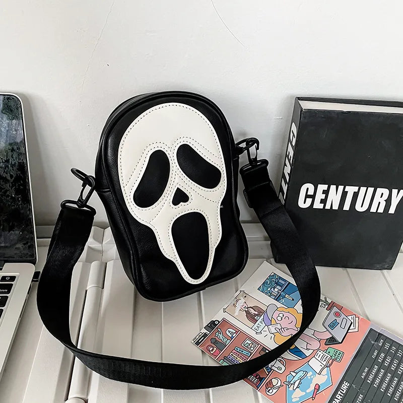 Scream Leather Crossbody Bag