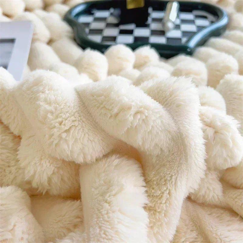 Elysian Rabbit Fur Blanket