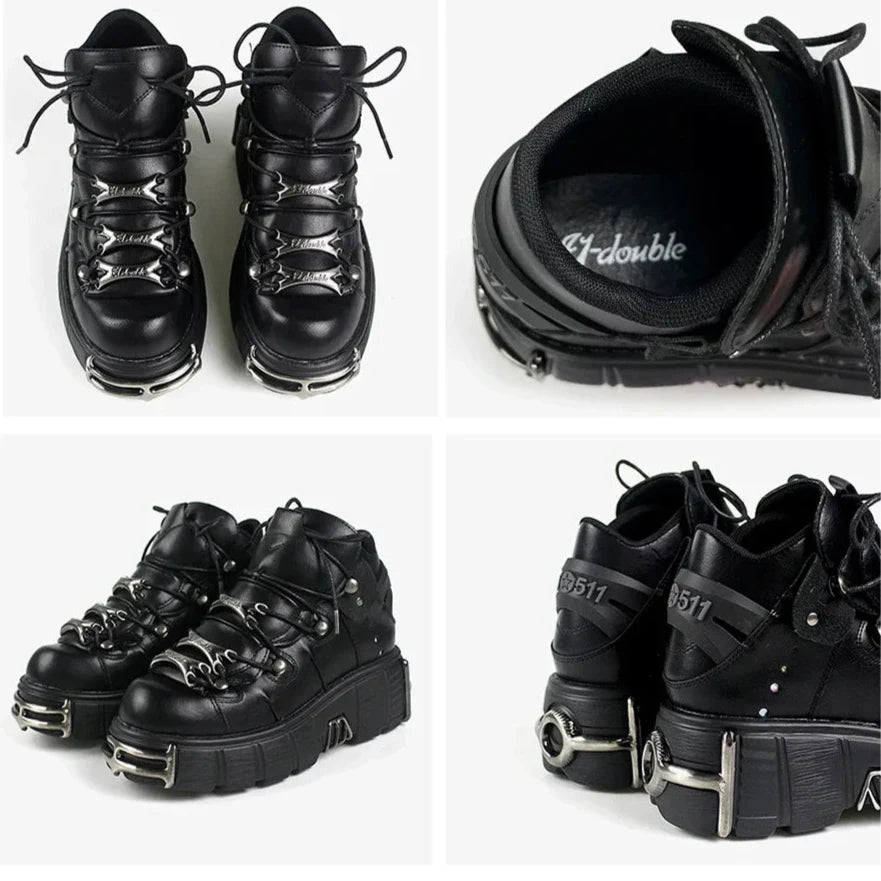 Rebel Rider Punk Ankle Shoes