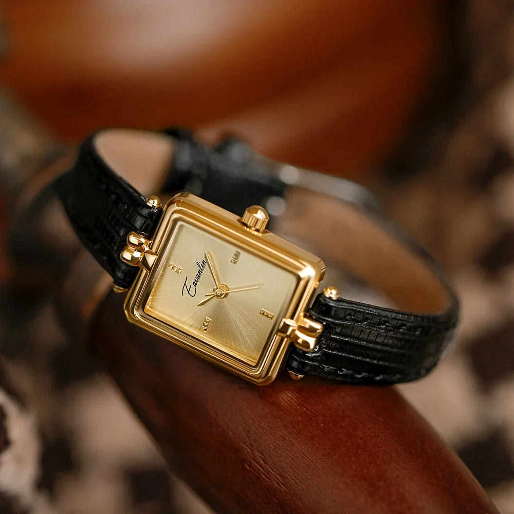Golden Hour Retro Quartz Watch