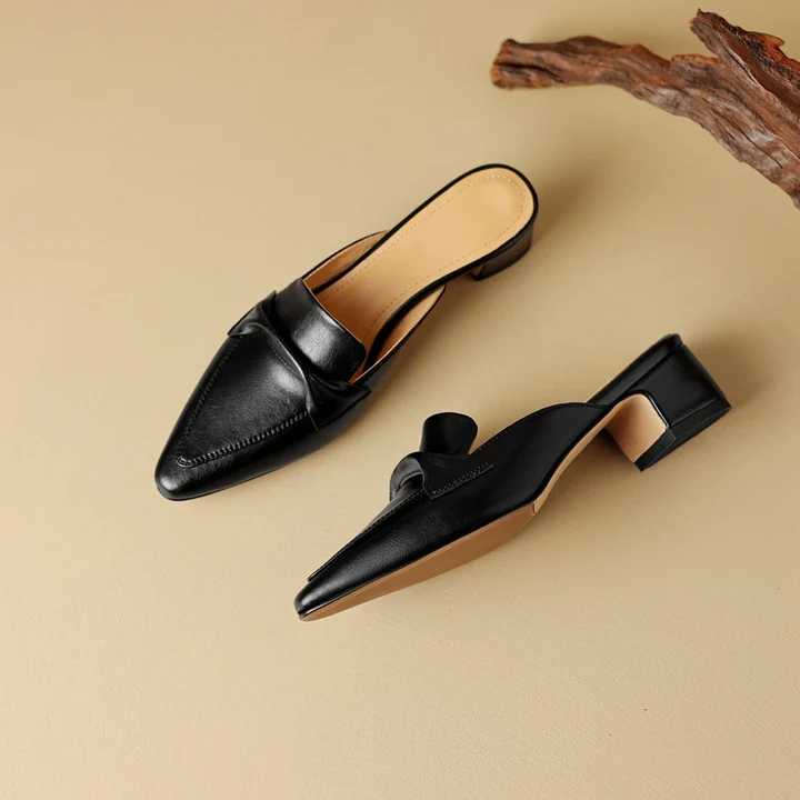 Palieri Genuine Leather Mules