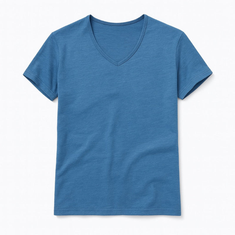 Simone V-Neck Cotton T-Shirt